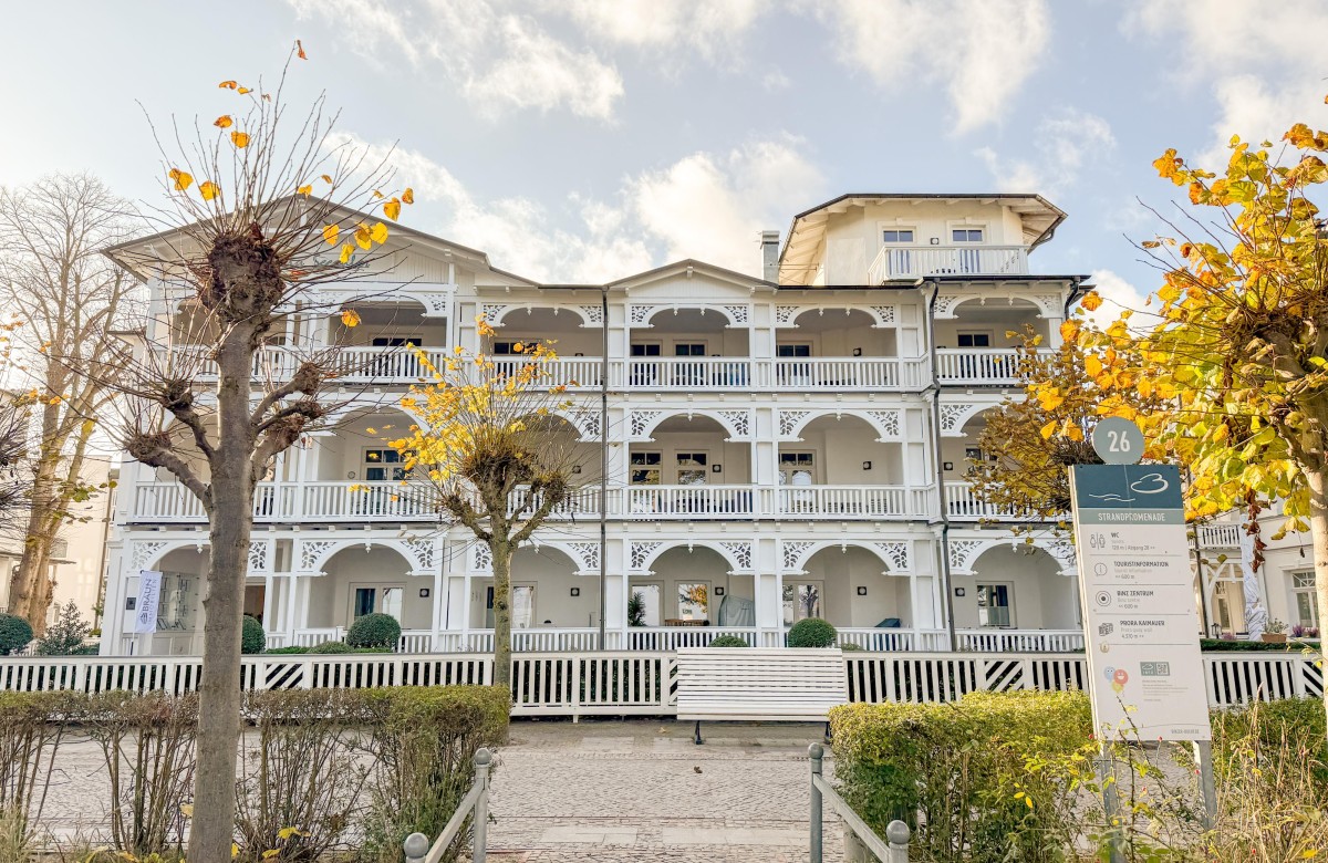 Villa Seeadler 615 im Ostseebad Binz direkt an der Strandpromenade
