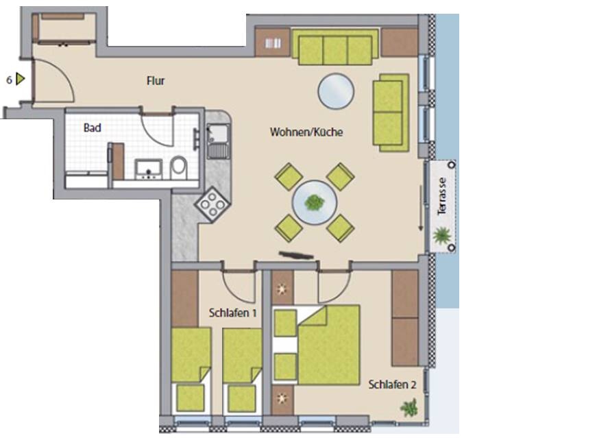  Villa Poseidon 6 in Binz